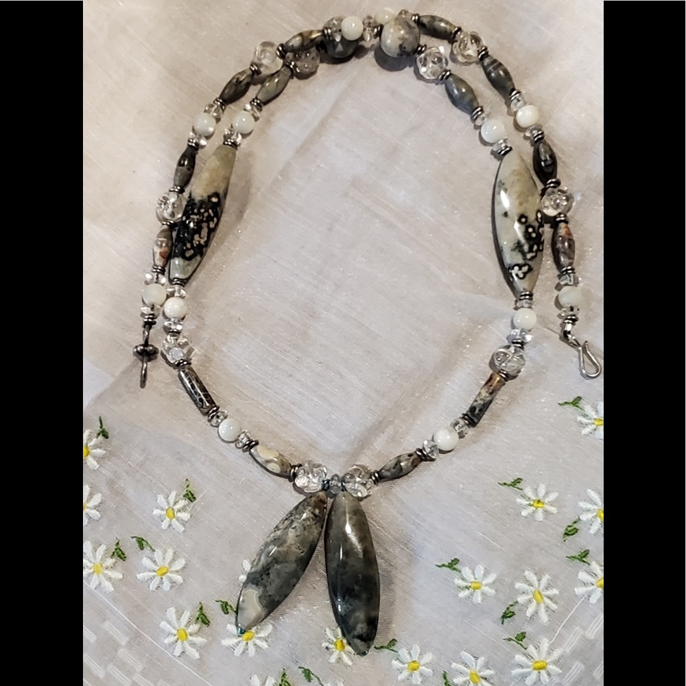 10" Genuine Jasper necklace